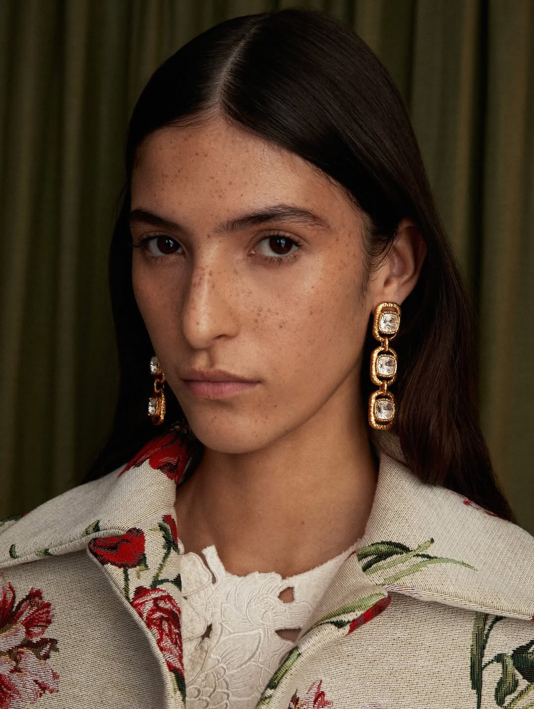 Oscar de la Renta F25 rhinestone jewelry collection — designed by Elsa Sen
